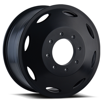 Dually Wheels Brutal Dually 9105 BK 20x8.25 Black 8 On 165.1 Bolt Pattern 115 Offset 116.7 Bore Cali Offroad Wheels