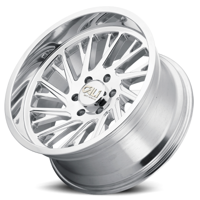 Cast Aluminum Wheels Purge 9114 PO 22x12 Milled Spokes Polished Silver 6 On 135 Bolt Pattern -51 Offset Cali Offroad Wheels