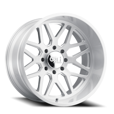 Cast Aluminum Wheels Invader 9115 BGC 22x12 Brushed Brushed 6 On 135 Bolt Pattern -51 Offset Cali Offroad Wheels