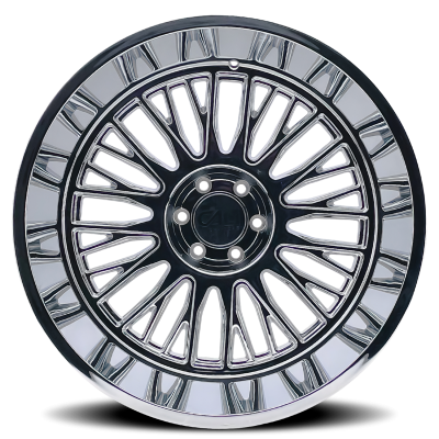 Cast Aluminum Wheels Vertex 9116 CH 24x14 Chrome 6 On 135 Bolt Pattern -76 Offset Cali Offroad Wheels