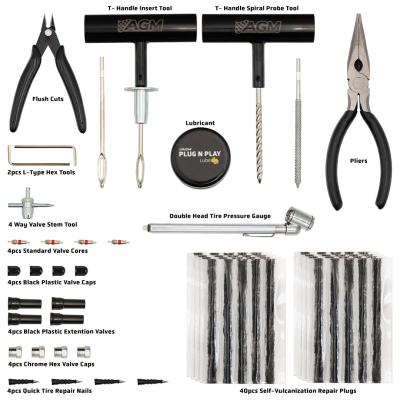 Plug N Play Tire Repair Kit AGM