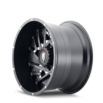 Web AT161 Satin Black Milled 20X10 5-127 -24MM 78.1MM Off Road Wheels American Truxx