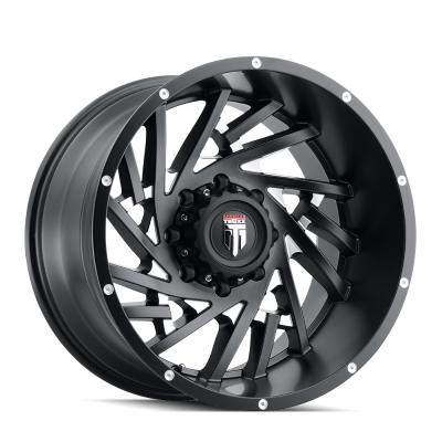 Web AT161 Satin Black Milled 20X12 5-150 -44MM 110.3MM Off Road Wheels American Truxx