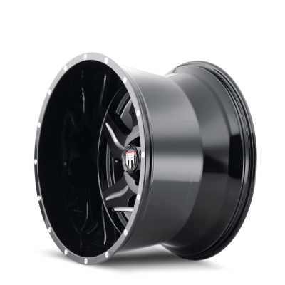 Ninja AT163 Gloss Black Milled 22X14 5-127 -76MM 78.1MM Off Road Wheels American Truxx