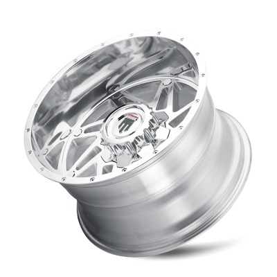 Warrior AT165 Polished 20X10 5-127/5-139.7 -24MM 78.1MM Off Road Wheels American Truxx