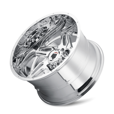 Spurs AT186 Chrome 22X12 5-150 -44MM 110.3MM Off Road Wheels American Truxx