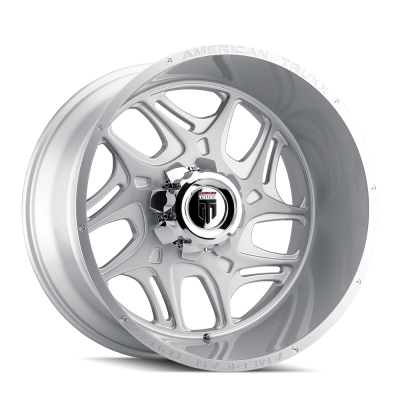 Sweep AT1900 Brushed Milled 24X14 5-127 -76MM 78.1MM Off Road Wheels American Truxx