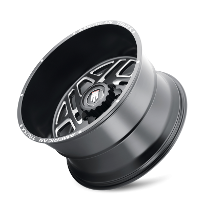 Cosmos AT1904 Satin Black Milled 24X14 5-127 -76MM 78.1MM Off Road Wheels American Truxx