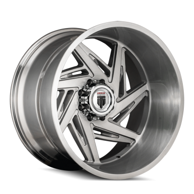 Spiral AT1906 Brushed Milled 24X14 5-127 -76MM 78.1MM Off Road Wheels American Truxx