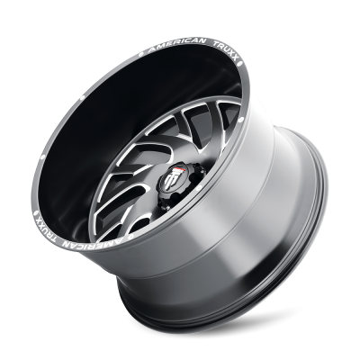 Xclusive AT1907 Satin Black Milled 26X14 8-165.1 -76MM 125.2MM Off Road Wheels American Truxx