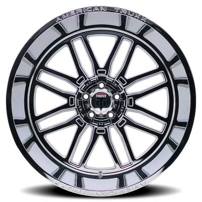 Restless AT1915 Chrome 20X10 5-127 -25MM 78.1MM Off Road Wheels American Truxx