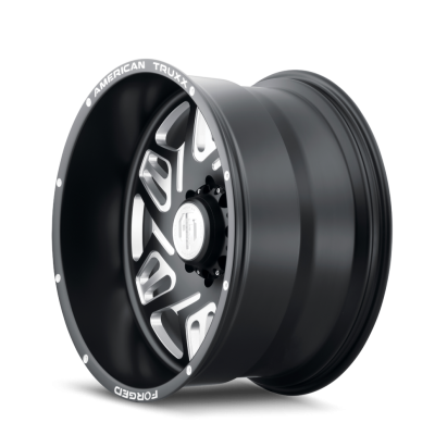 Forged Orion ATF1908 Matte Black Milled 24X14 6-139.7 -76MM 106.1MM Off Road Wheels American Truxx Forged