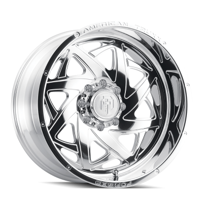 Forged Kronos ATF1910 Polished 22X12 6-139.7 -44MM 106.1MM Off Road Wheels American Truxx Forged