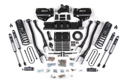 4 Inch Lift Kit w/ 4-Link Ram 3500 19-23 4WD Diesel 8 Bolt Fox 2.0 Performance Shocks