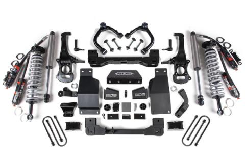2025 Silverado/Sierra 1500 4WD 4 Inch Suspension Lift Kit 3.0 Diesel / 2.7 Gas 3 Inch Rear Block -Fox 2.5 PES C/O Front Fox 2.5 PES Rear BDS Suspension