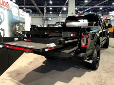 Bedslide Black BedBin Complete 5 Piece Kit