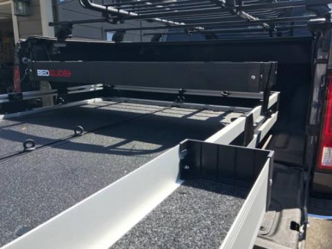 Bedslide Black BedBin Upper Tray 48 Inch