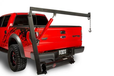 HitchHoist Trailer Hitch Crane 750 Lb Lift Capacity Fits Any 2 Inch Class 3 Or Higher Trailer Hitch Cargo Ease