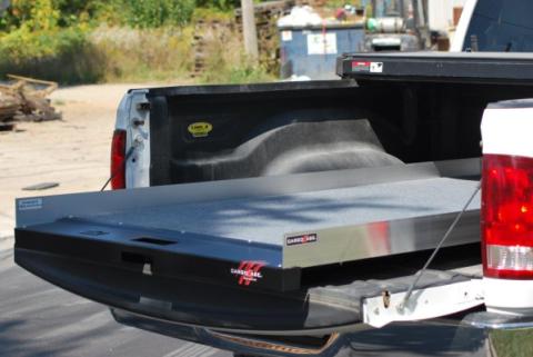 Heritage Cargo Slide 1200 Lb Capacity 92-11 F150 SuperCrew Bed 01-Pres Ford Raptor 10-Pres Lincoln Mark LT 06-08 Dodge Ram 1500 Crew Cab 5.7 Ft W/Bedliner 09-Pres Chevy Suburban GMC Yukon XL 5.5 Ft Cargo Ease