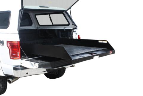 Titan 2500 Cargo Slide 2500 Lb Capacity 92-11 F150 SuperCrew Bed W/Bedliner 01-Pres Ford Raptor 10-Pres Lincoln Mark LT 06-08 Dodge Ram 1500 Crew Cab 5.7 Ft W/Bedliner 09-Pres Chevy Suburban GMC Yukon XL 5.5 Ft Cargo Ease