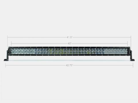 42 Inch Spot Dual Row 5D Optic OSRAM LED Bar Cali Raised LED