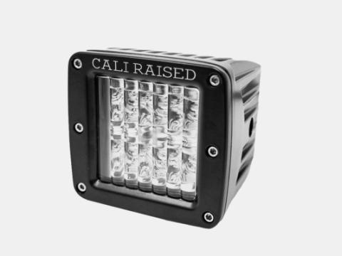 LED Light Pod 3x2 18w Amber Aluminum Housing Cali Raised LED