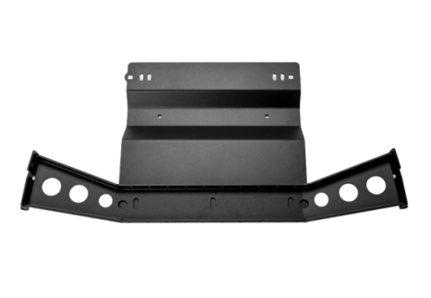 2005-2015 Toyota Tacoma Complete Skid Plate Collection -  Aluminum Powercoat Black Cali Raised LED