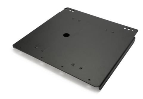 2005-2022 Toyota Tacoma Transmission Skid Plate -Aluminum Powercoat Black Cali Raised LED