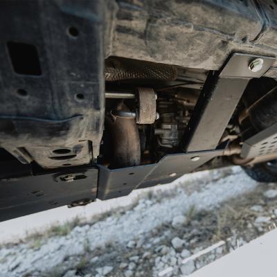 2014-Present 4Runner Transfer Skid Plate Aluminum/Raw Cali Raised LED