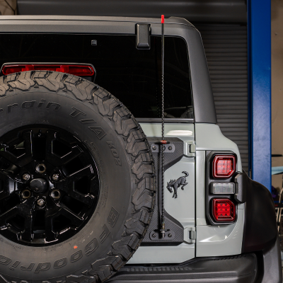 Rear Antenna Mount Fits 22-Present Ford Bronco Raptor Cali Raised LED