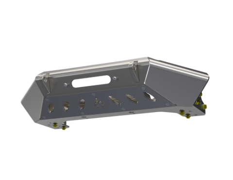 07-Up Jeep Wranger/Gladiator High Clearance Front Bumper Powdercoat Black Steel