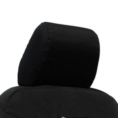 Jeep JK Front Headrest Covers 07-10 Wrangler JK 2 Door Tactical Series Black Bartact
