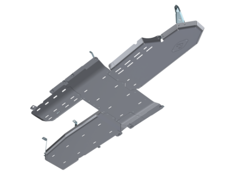 JLU Full Bellypan With Oil Door -  4 Door 3.0L Diesel Aluminum Artec Industries