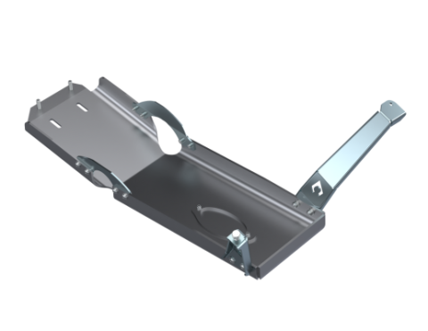 JLU Oil Skid Only With Oil Door -  2 and 4 Door 3.6L Aluminum 21-Present Artec Industries