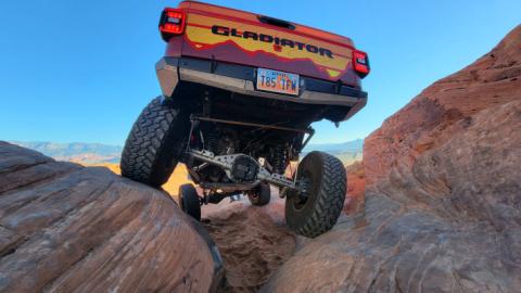 07-Up Jeep Wranger/Gladiator High Clearance Rear Cut Bumper End Pods Raw Steel