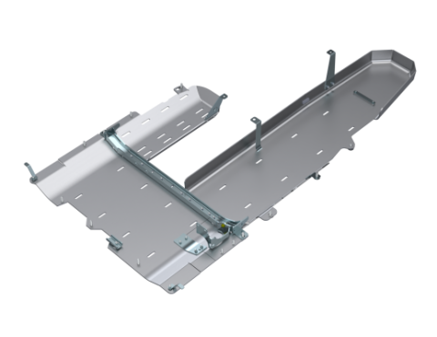 JT Gladiator T-Case/Fuel Skid/ DPF Only -  3.0L Diesel Aluminum Artec Industries