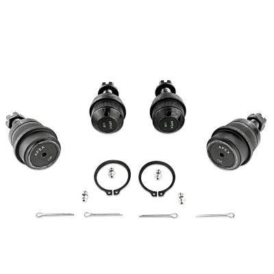 Apex Chassis Heavy Duty Ball Joint Kit Fits: 07-18 Jeep Wrangler JK  99-04 Jeep Grand Cherokee Includes: 2 Upper &amp; 2 Lower