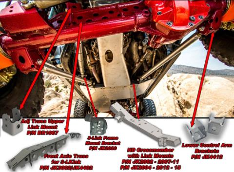 Jeep JK Front 3-Link Kit 07-18 Wrangler JK Aluminum Artec Industries