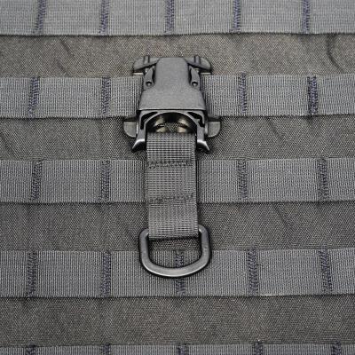 PALS/MOLLE D-Ring Acetal Every Which Way Quick Side Release Buckle Kit Pair Black Bartact