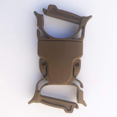 PALS/MOLLE Dual Snap Bar Field Repair Side Release Buckle Kit 1 Inch Male &amp; Female Coyote Bartact