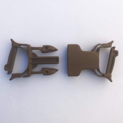 PALS/MOLLE Dual Snap Bar Field Repair Side Release Buckle Kit 1 Inch Male &amp; Female Coyote Bartact