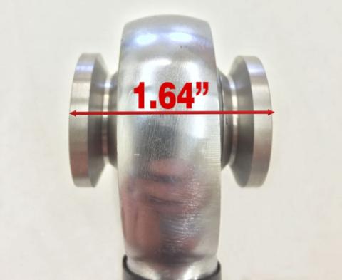 Short 7/8 Inch High Misalignment Spacers SS 3/4 Inch Pair  Artec Industries