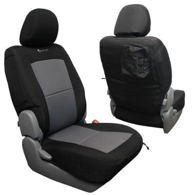 Toyota Tacoma Seat Covers 09-15 Tacoma Front Black/Graphite Tactical Series Pair Bartact