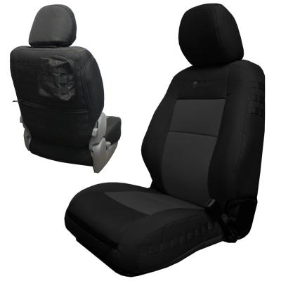 Toyota Tacoma Seat Covers 16-19 Tacoma and TRD Front Black/Graphite Tactical Series Pair Bartact