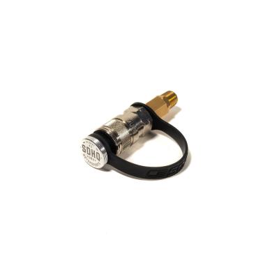 Air Chuck Sealed Billet Plug Black SDHQ Offroad