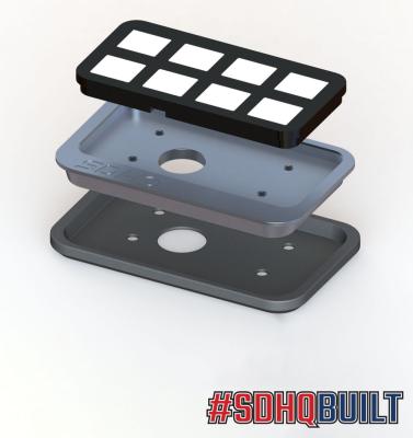Universal Billet Switch Pros 9100 Keypad Flush Mount SDHQ Offroad
