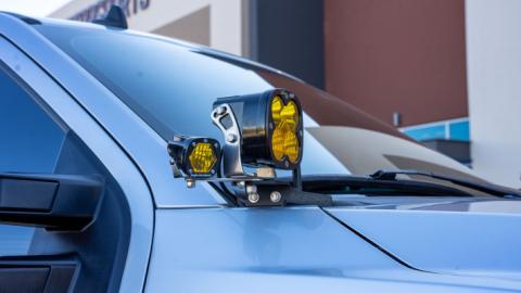 SDHQ Built A Pillar Add A Light Mount Kit Adding XLS SDHQ Offroad