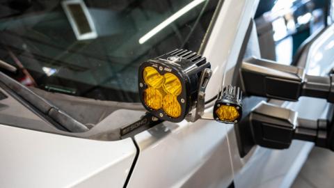 SDHQ Built A Pillar Add A Light Mount Kit Adding XLS SDHQ Offroad