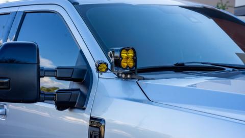 SDHQ Built A Pillar Add A Light Mount Kit Adding XLS SDHQ Offroad