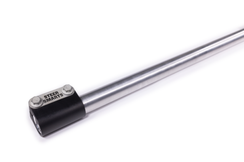 07-24 Jeep Wrangler/Gladiator Yeti XD JK/JL/JT Pro-Series Aluminum Tie Rod Adjuster Sleeve for Dynatrac ProRock XD60 72.5 Inch Wide Axle - Silver Steer Smarts